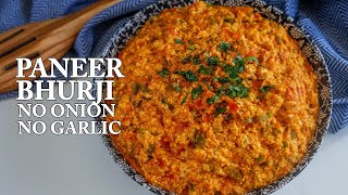 Delicious Paneer Bhurji  Without Onion amp Garlic  Quick amp Easy Recipe  Home Kitchen [upl. by Hanni]