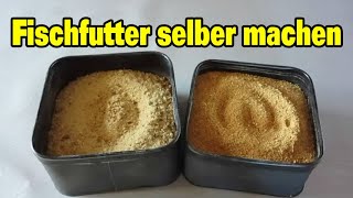 Fischfutter selber machen  Futter für Fische selber machen [upl. by Legim293]