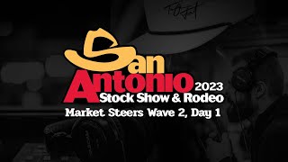 San Antonio Livestock Show 2023  Market Steers Wave 2 Day 1 [upl. by Nevear940]