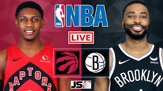 Toronto Raptors vs Brooklyn Nets  NBA Live Scoreboard [upl. by Liris]