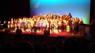 DesertSong combined choir sings Welcome to All People  a tribute to Ruby Hunter [upl. by Dunlavy790]