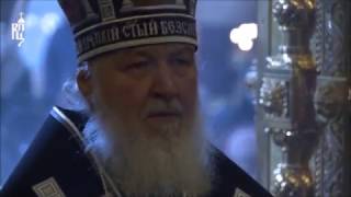 Orthodox Patriarch Cyril cries during Lent Divine Liturgy [upl. by Nawed]