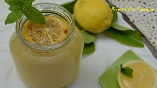 Crema al limone senza latte  Ricette che Passione [upl. by Dichy]