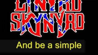 Simple Man Lynyrd Skynyrd KARAOKE INSTRUMENTAL [upl. by Arahset990]