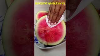 Testing Watermelon🍉for Erythrosine Adulteration with TissueWatermelon fruitSummerfoodhealthy [upl. by Farand]