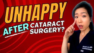 Unhappy After Cataract Surgery  Common Reasons Why amp What To Do About It [upl. by Eyllek]