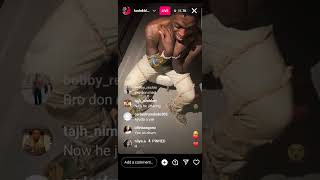 KODAK BLACK ON INSTAGRAM LIVE TWEAKING FANS TELL HIM TO END HIS LIVE FULL VIDEO PART 1 [upl. by Hsu]