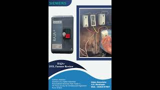 Siemens RAJA DOL starter Marathi Review electrical siemens [upl. by Ihcehcu473]