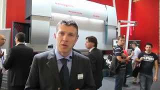 Salvagninis B3 KinEtic Press Brake at Lamiera 2012 Interview with MP amp P Magazine [upl. by Peck]