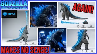 NEW Hiya Toys Godzilla vs Kong Heat Ray Godzilla Translucent Ver Action Figure [upl. by Noryk]