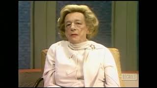 Lillian HellmanRare 1973 TV Interview [upl. by Isoais]