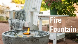 How to Set Up a Fire Fountain [upl. by Akirdnuhs]