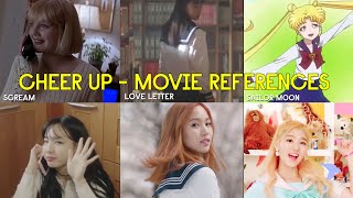 Twice Cheer Up Movie Reference Nayeon Mina Sana [upl. by Juakn]