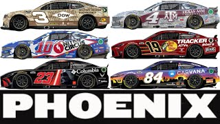 NASCAR Cup Series Phoenix Championship Race 2024 Paint Scheme Preview [upl. by Natsrik]