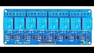 ESP8266 12F i moduł 8 przekaźników 5V Relay [upl. by Adnert]