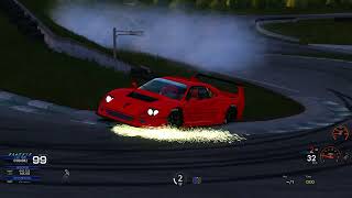 Assetto Corsa  Sportsland Yamanashi  687 Ferrari F40 Liberty Walk [upl. by Clari927]