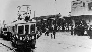 1945 Mitragliamento Trenino TorinoGiaveno a Orbassano [upl. by Harrak372]