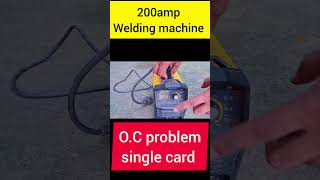 Welding machine OC problem repairing shorts [upl. by Nylidam88]