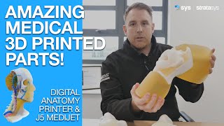 Mindblowing medical 3D printed parts 🤯 Digital Anatomy Printer amp J5 MediJet from Stratasys [upl. by Cordelie]