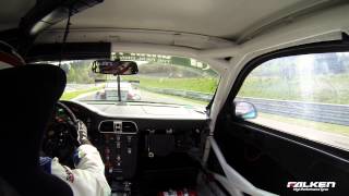 Onboard VLN2 39 DMV 4StundenRennen 2014 Falken Motorsports [upl. by Adelpho]