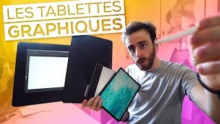 LES TABLETTES GRAPHIQUES  Comparatif sur 4 modèles de 100€ à 1000€ [upl. by Tnomed]