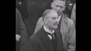 Neville Chamberlain quotPeace For Our Timequot  Munich Agreement [upl. by Annabella]