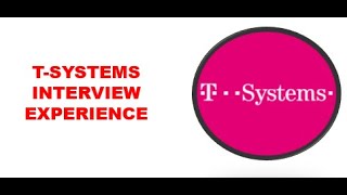 TSystems Interview Experience  Campus Placement  T Systems India  Campusgroom [upl. by Sigismund]