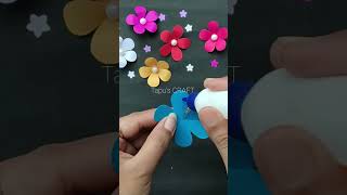 How to make paper flowers 💐  Easy and beautiful paper flower 💐 making idea [upl. by Leugar]