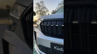 First look 2024 Skoda Kodiaq Sportline illuminated grille [upl. by Tinor824]