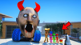 Granny Face Car Attack Little Singham And Shinchan In Gta 5 😱  Gta 5 Gameplay 😭 [upl. by Geoff401]