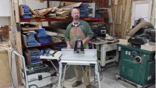 Festool CMS Router Table  How to cut a rabbet using a router table [upl. by Hannala]