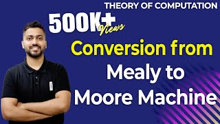 Lec24 Mealy to Moore Conversion with Example in Hindi [upl. by Eisoj]