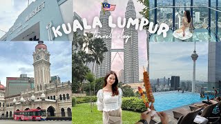 4 Days in Kuala Lumpur Vlog  KL Tower Alor Street Dataran Merdeka [upl. by Sirtimid]