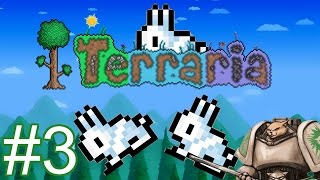 Lets Play Terraria 13  Part 3  Tunnely Diggy Mode [upl. by Nielsen]