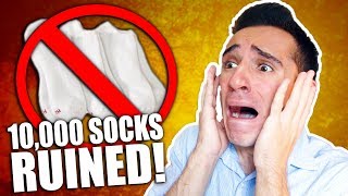 I RUINED 10000 SOCKS IN 1 DAY [upl. by Goda]