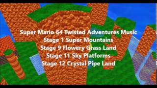 Super Mario 64 Twisted Adventures Music Stage 1 Super Mountains [upl. by Dilan]