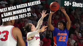 The BEST Buzzer Beaters amp Game Winners of November 2021 [upl. by Sprage391]