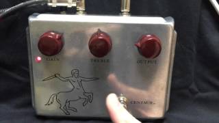 Klon Centaur  Pedal Demo  Carter Vintage Guitars [upl. by Amri]