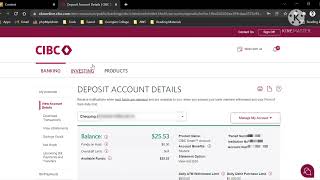 How to Get Void Cheque or Direct Deposit Form Online  CIBC Bank [upl. by Maurizia]