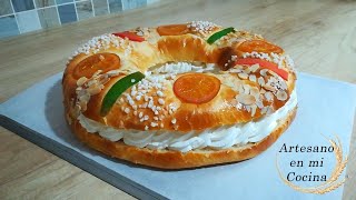 Roscón de reyes artesano [upl. by Doloritas]