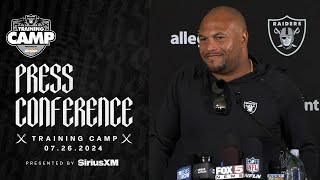 Antonio Pierce ‘Our Guys in the Building Know What They Need to Do’  Raiders  NFL [upl. by Zoila]