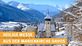 Eucharistische Anbetung und Heilige Messe live aus Davos  11012023 [upl. by Dalston512]