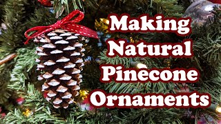 Natural Pinecone Christmas Ornaments [upl. by Oran5]