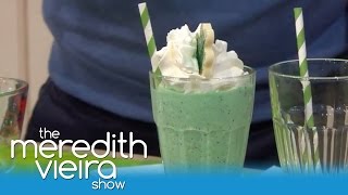 Make a St Paddy Shake  The Meredith Vieira Show [upl. by Einafit]