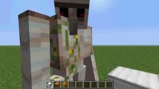 Minecraft hoe maak je een iron golem [upl. by Concha]