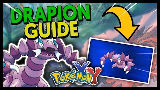 HOW TO GET DRAPION ON POKEMON X AND Y [upl. by Belak406]