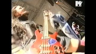 CLAWFINGER  Tomorrow  Back To The Basics  Interview MTV Snowball 1995 [upl. by Kalvn]