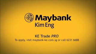 Maybank KE Trade PRO An Advanced Online Trading Platform Singapore Only [upl. by Ahsratan]