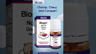 Baby teething Big relief  Dr Masoods Biogen 21 [upl. by Elletnwahs]