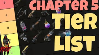 Fortnite Chapter 5 Weapon Tier List 🔫 [upl. by Otilegna]